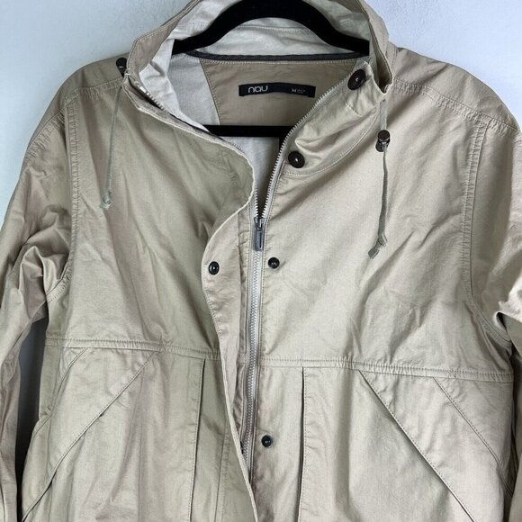 Nau Women's Tan Organic Cotton Lightweight Spring Reverb Jacket Size Medium - Picture 6 of 12